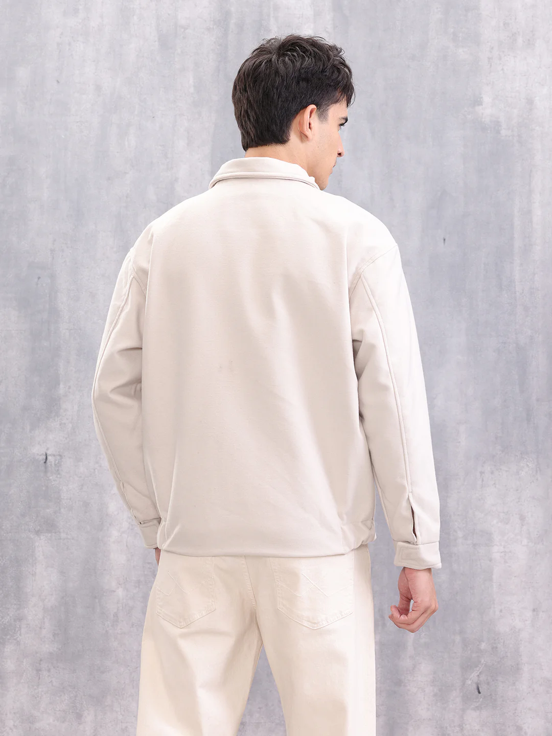 Utility Oversized Jacket I Off White - Image 3
