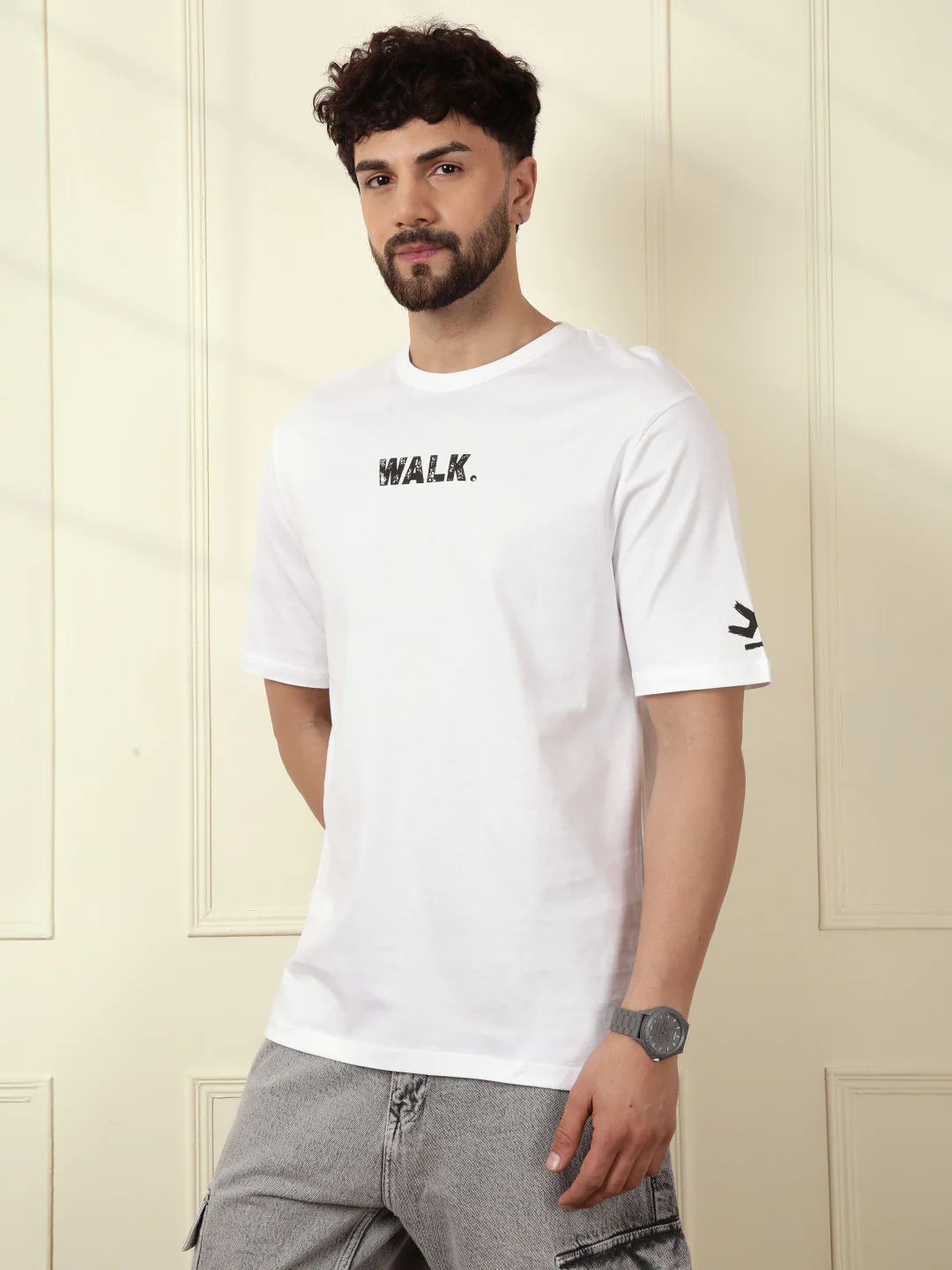 Walk Wrogn White T-Shirt - Image 4