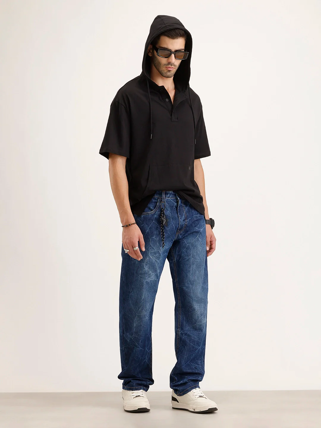 Washed Anti Fit Denim Jeans | Blue - Image 2