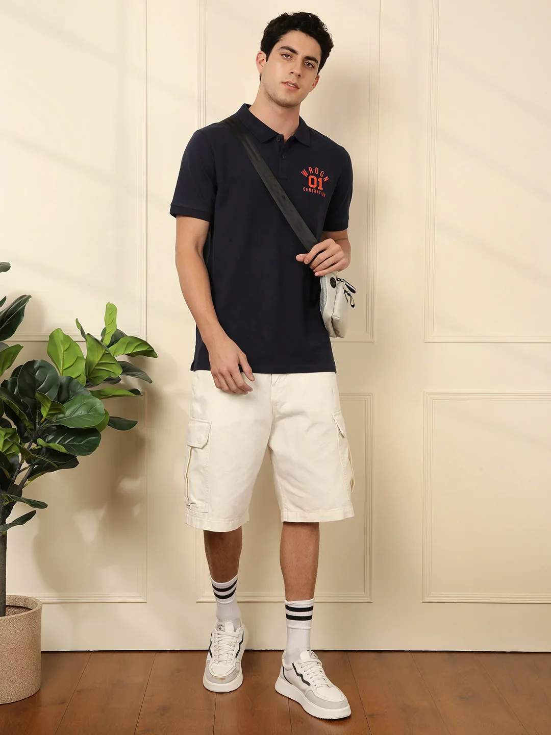 Wrogn 01 Blue Polo T-Shirt - Image 2