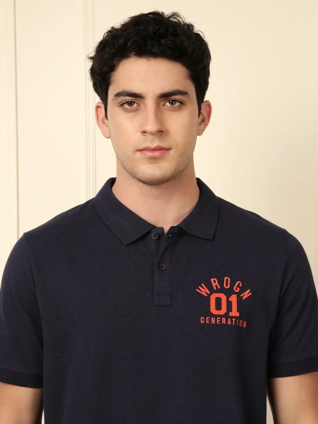 Wrogn 01 Blue Polo T-Shirt - Image 5