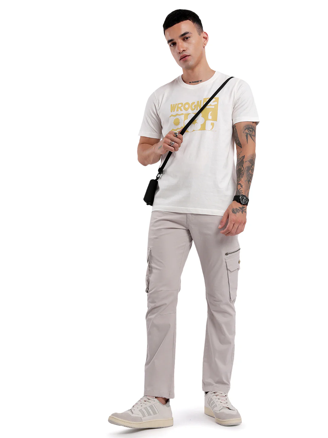 Wrogn Bloom Printed T-Shirt - Image 2