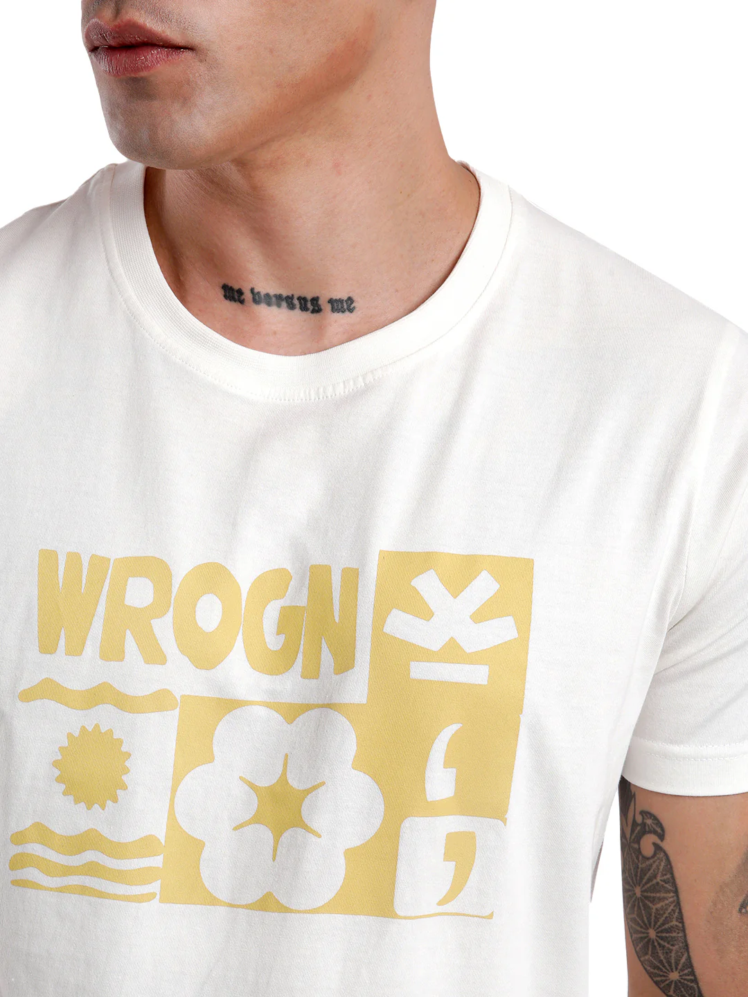 Wrogn Bloom Printed T-Shirt - Image 5