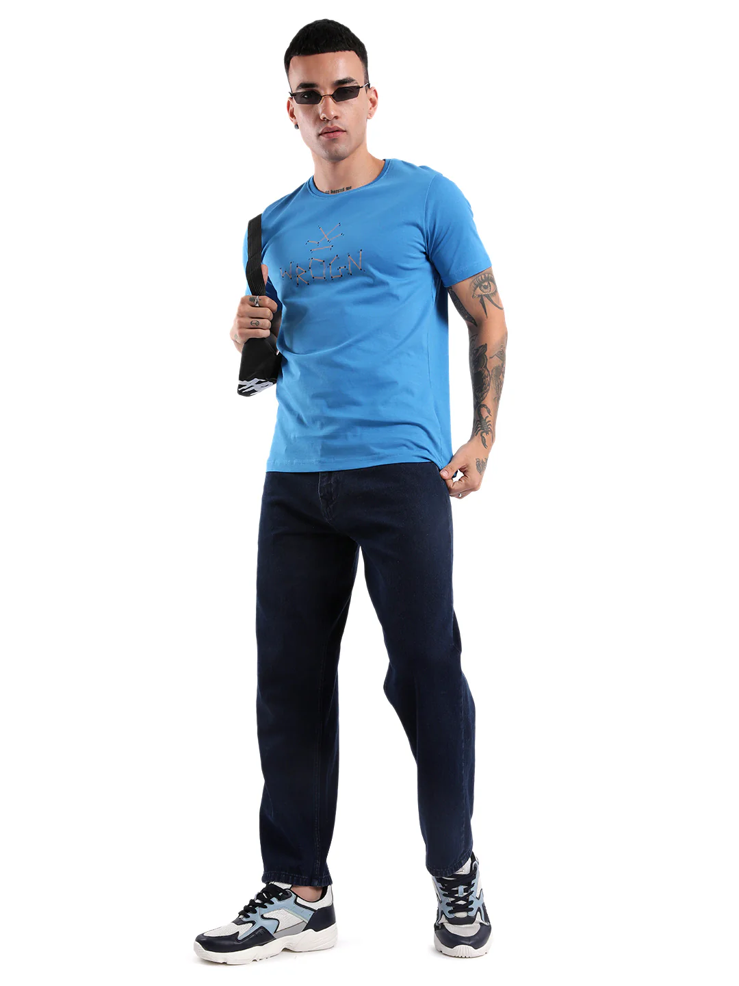 Wrogn Connect Printed T-Shirt - Image 2