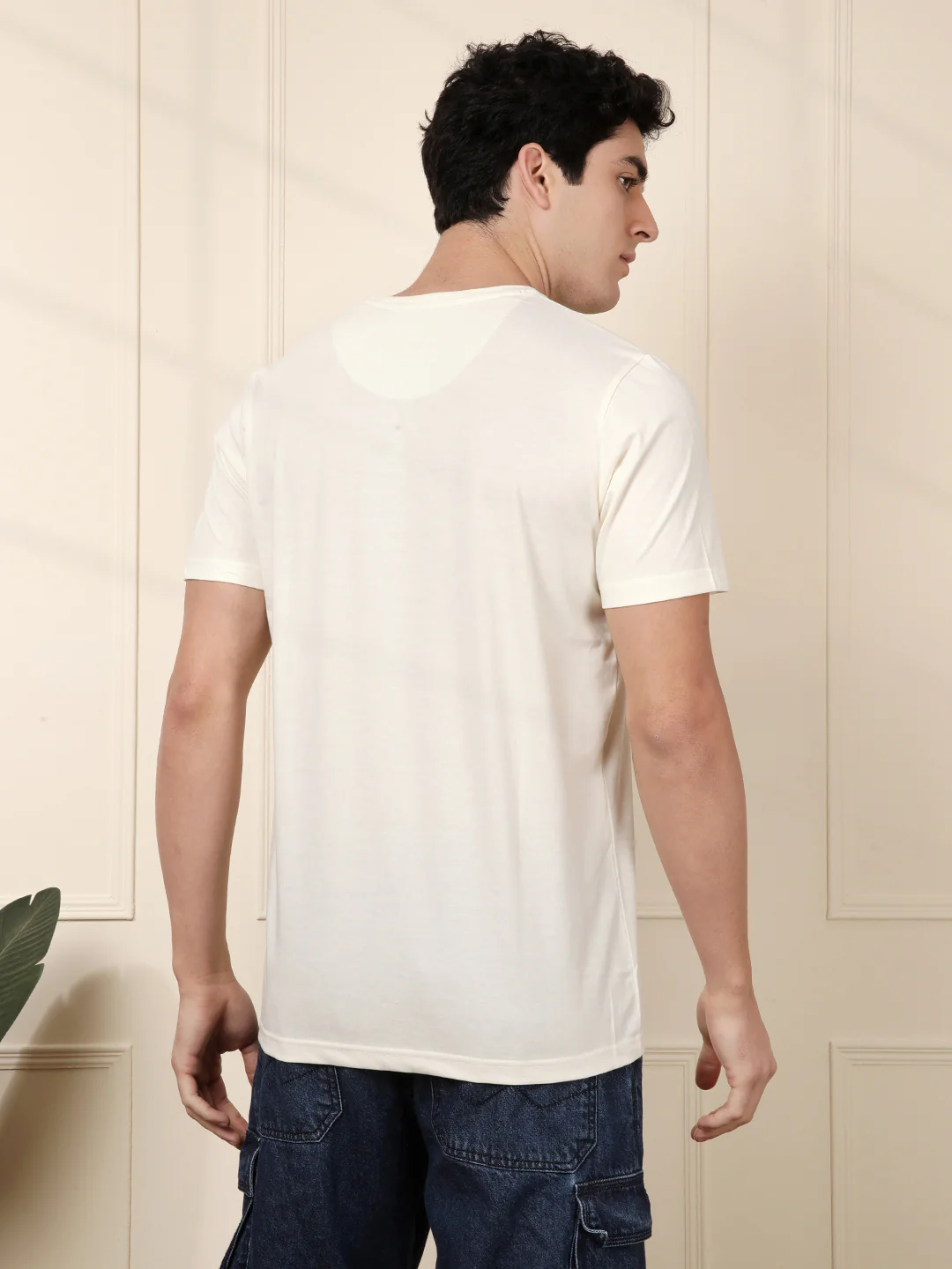 Wrogn Glitch Printed White T-Shirt - Image 3