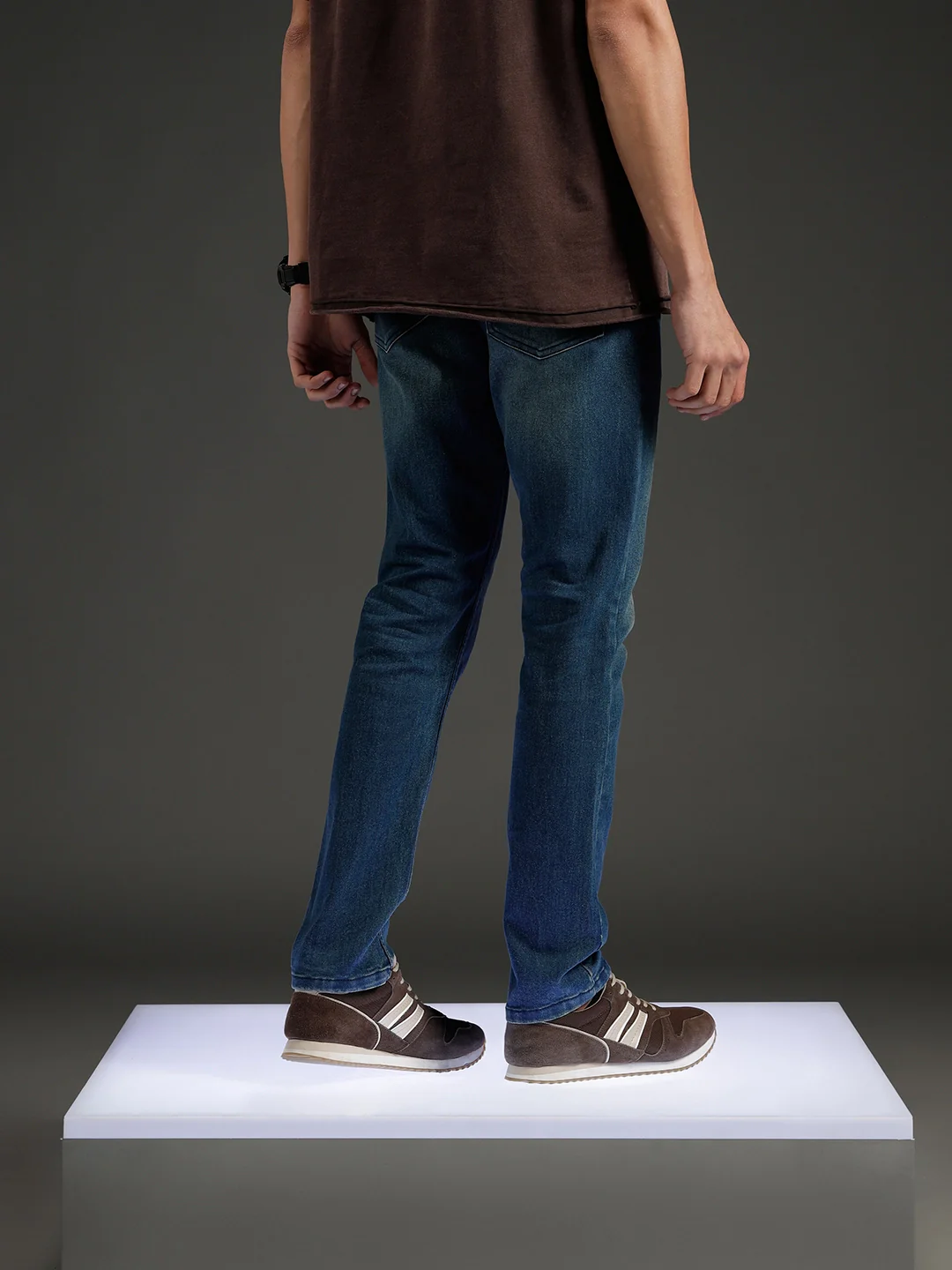 Wrogn Men's Slim Fit Denim Jeans |  Blue - Image 3