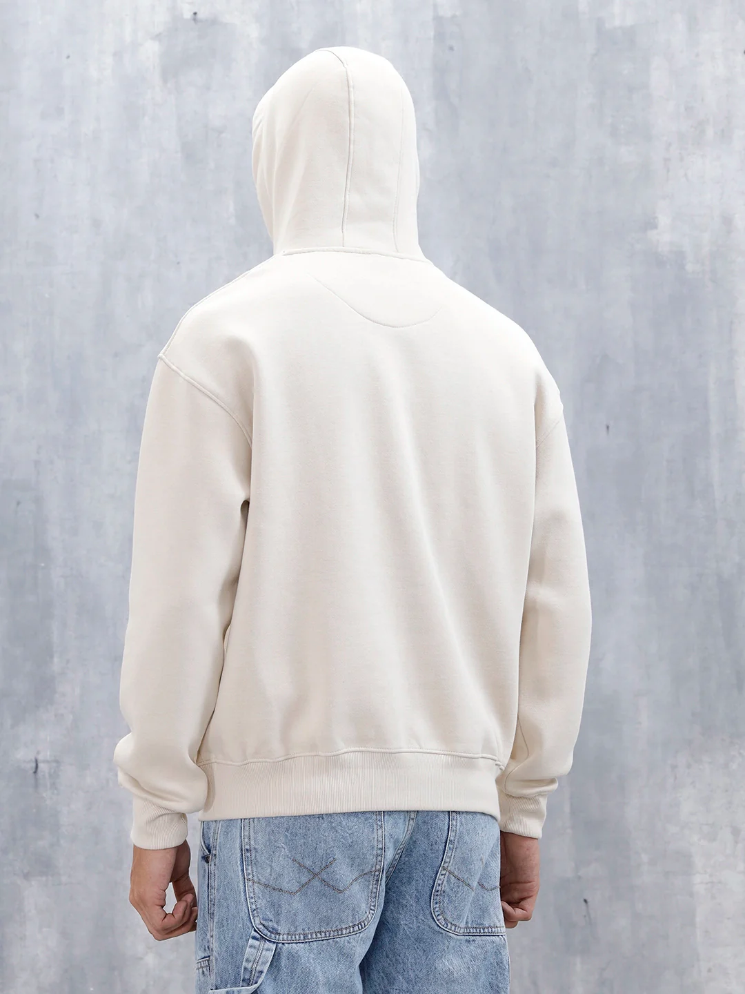 Wrogn Oversized Graphic Hoodie For Men | Tapioca - Image 10