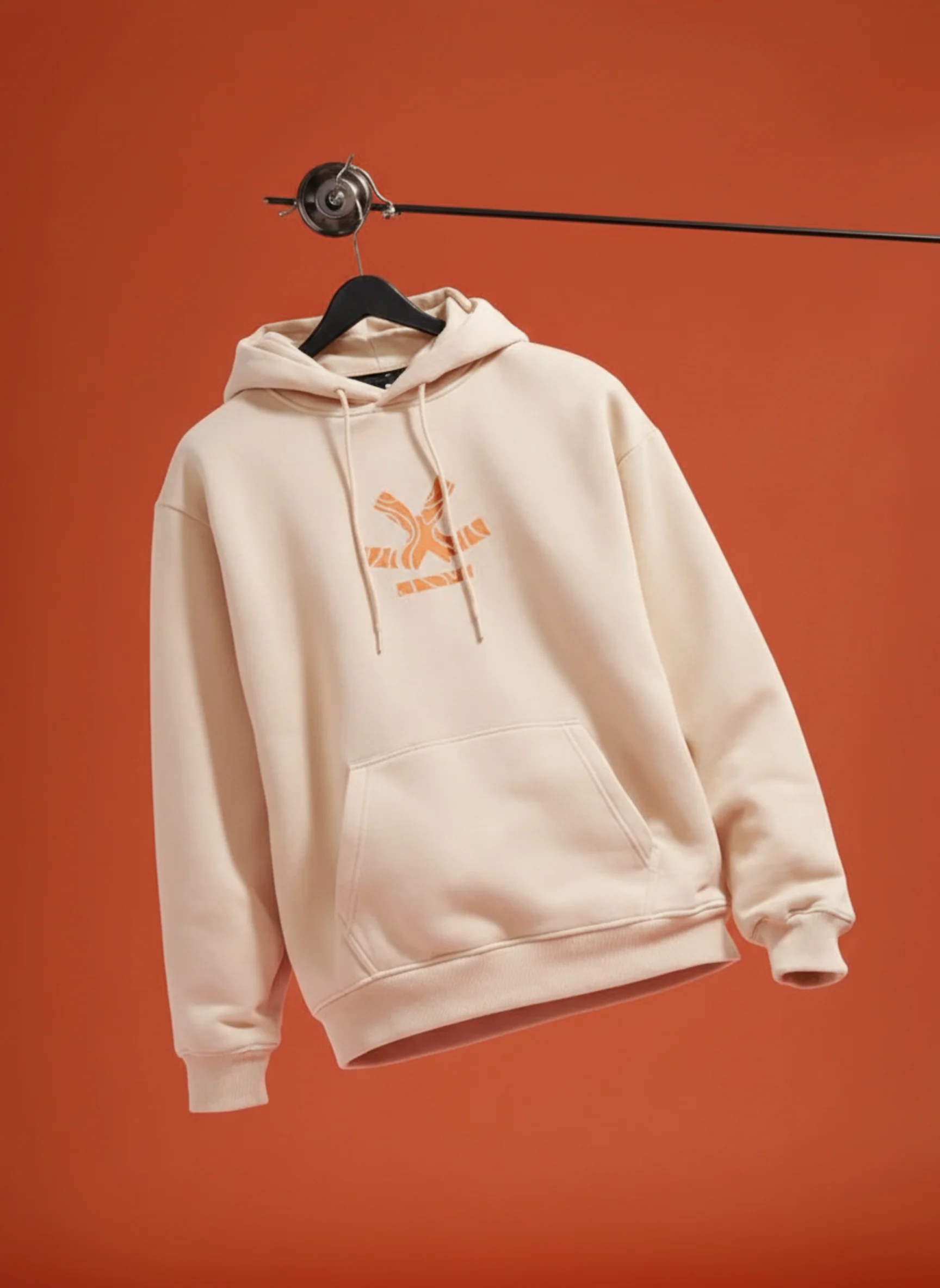 Wrogn Oversized Graphic Hoodie For Men | Tapioca - Image 2