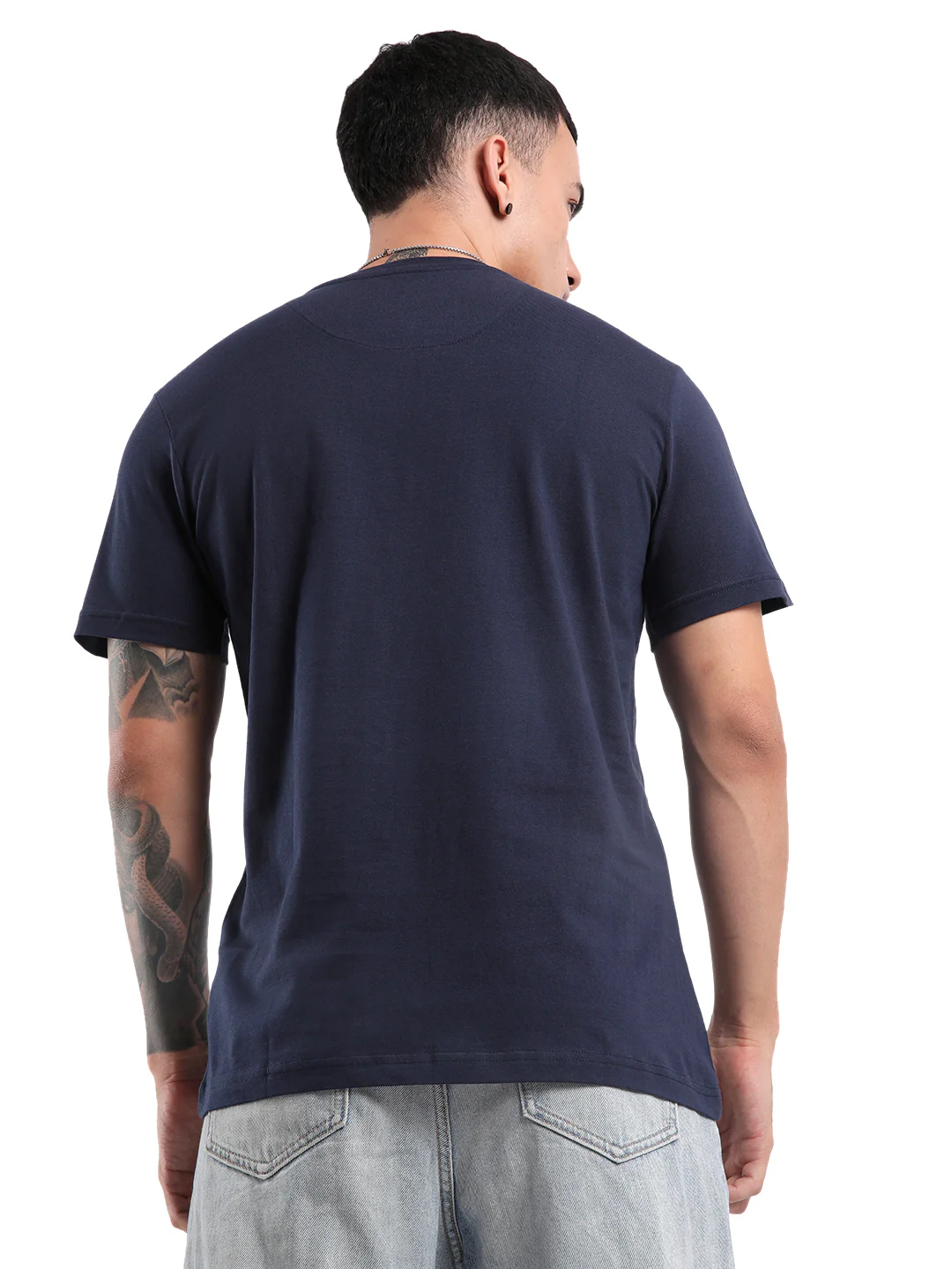 Wrogn Stitch Printed T-Shirt - Image 3