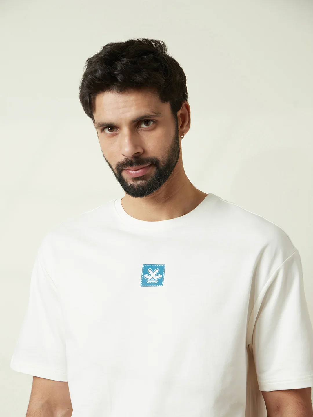 Heavy GSM Back Print T-Shirt | Off White - Image 7