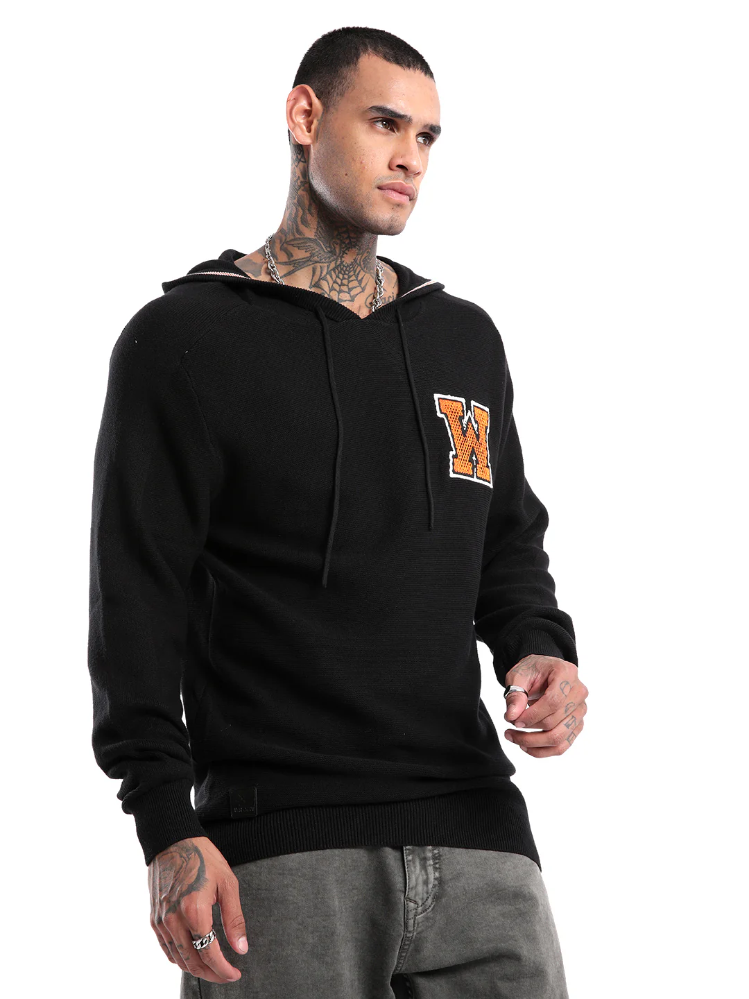 Wrogn Varsity Branded Hoodie - Image 4