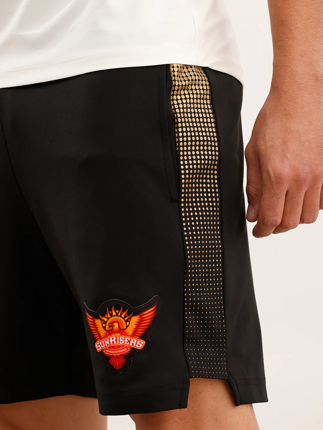Wrogn x SRH Gym Shorts | Black - Image 5