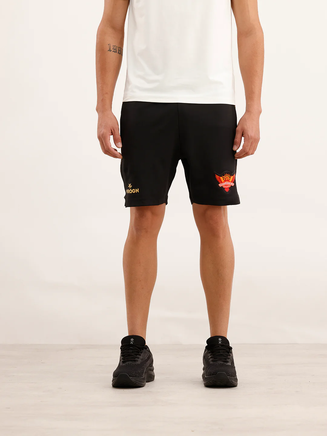 Wrogn x SRH Gym Shorts | Black - Image 7