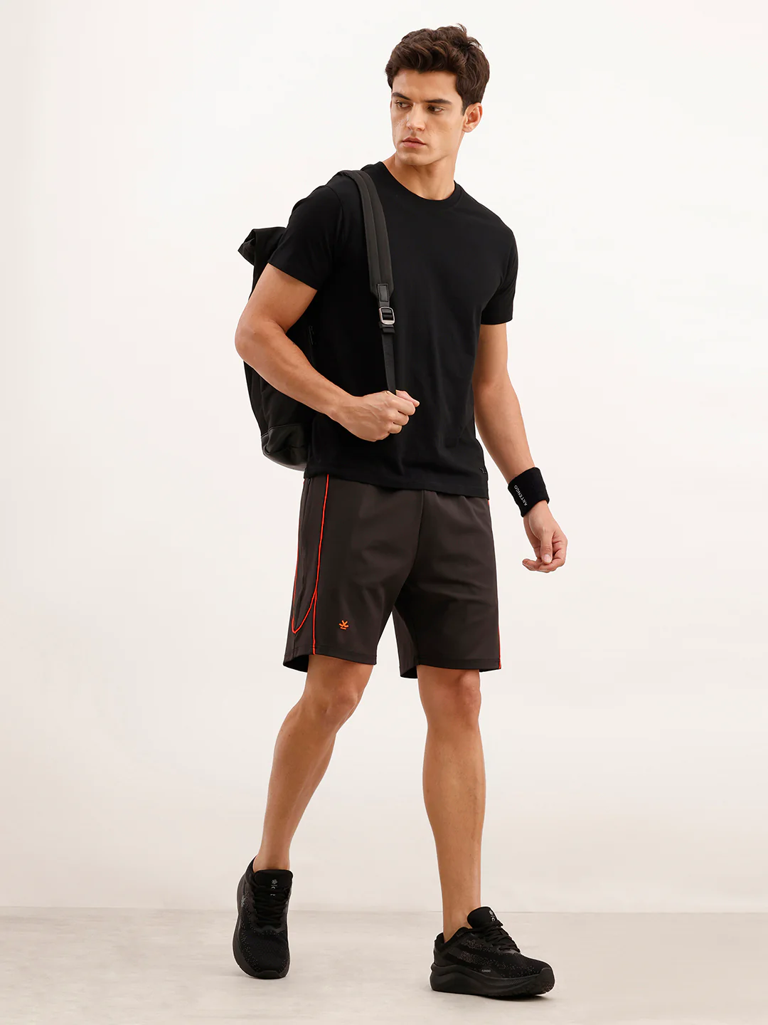 Wrogn x SRH Gym Shorts | Black - Image 3