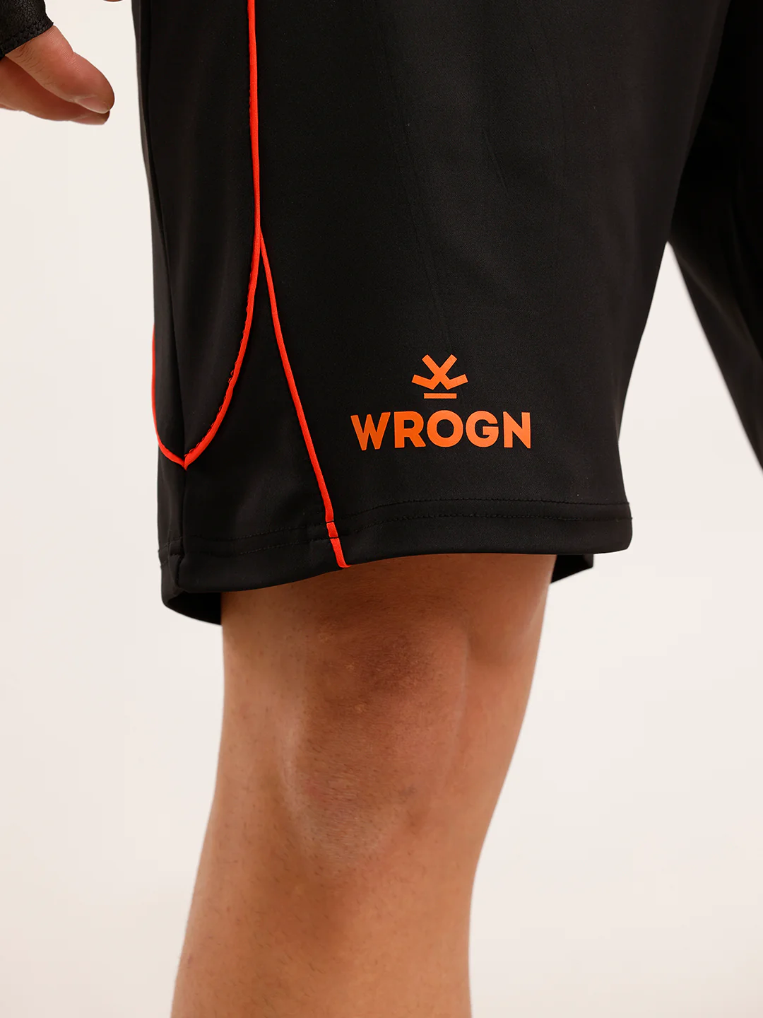 Wrogn x SRH Gym Shorts | Black - Image 7