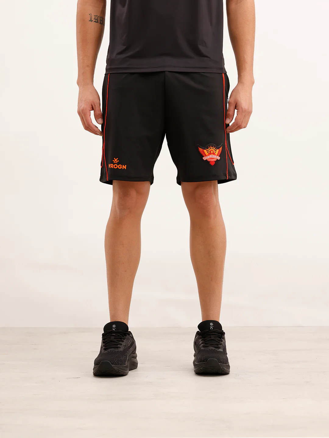 Wrogn x SRH Gym Shorts | Black - Image 9