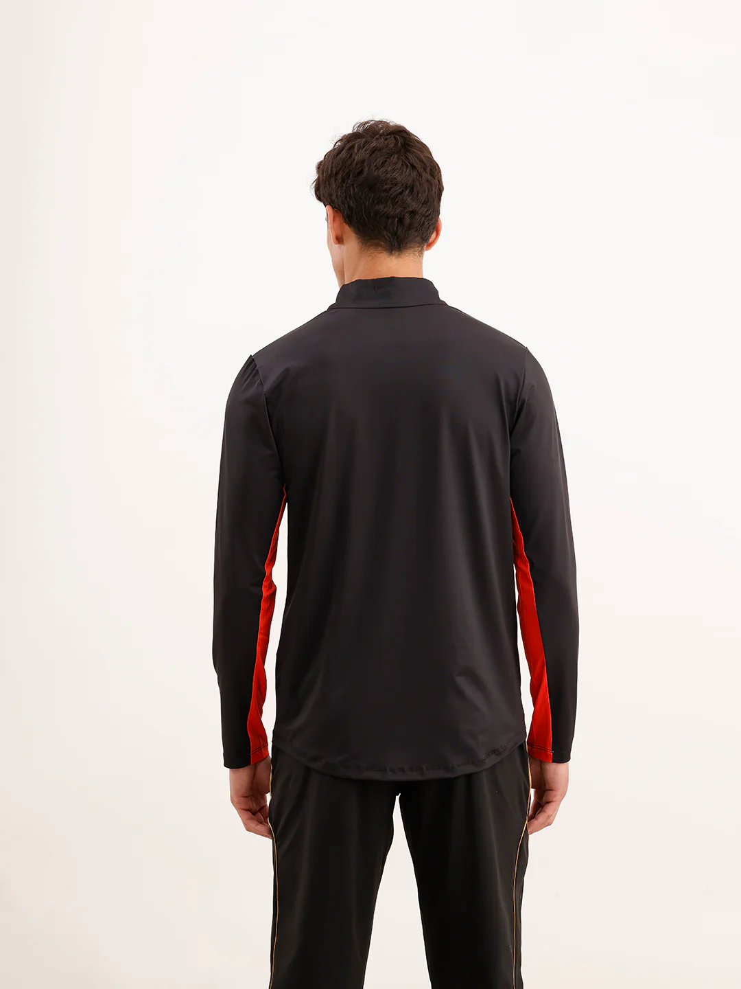 Wrogn x SRH Performance Quarter Zip T-Shirt | Black - Image 3