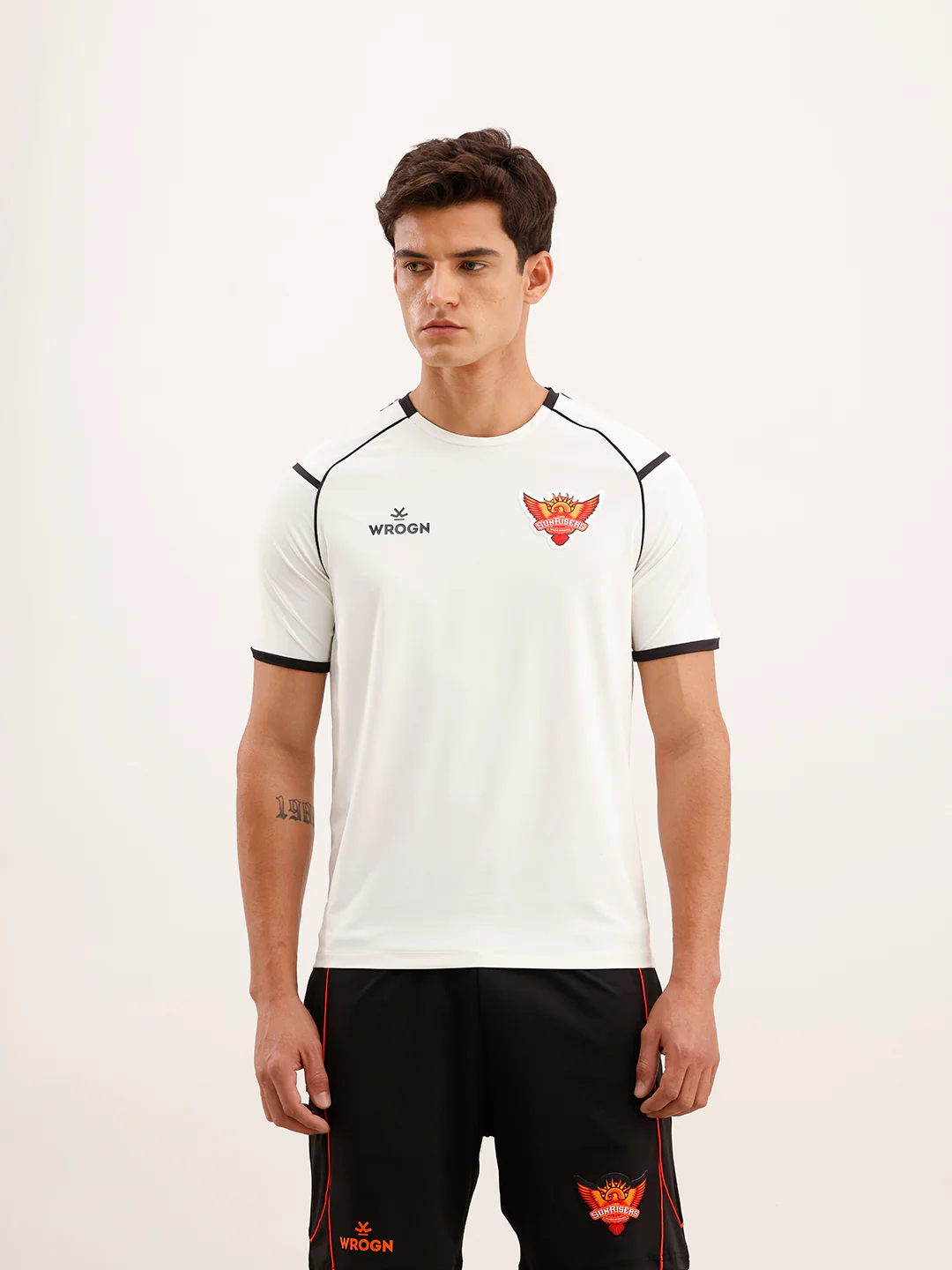 Wrogn x SRH Performance T-Shirt | White - Image 4