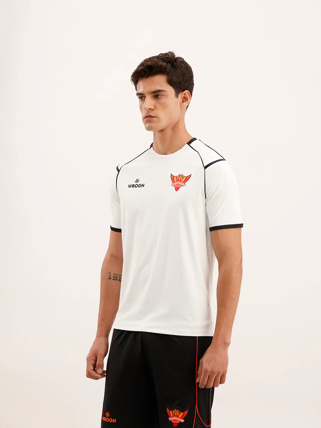 Wrogn x SRH Performance T-Shirt | White - Image 5