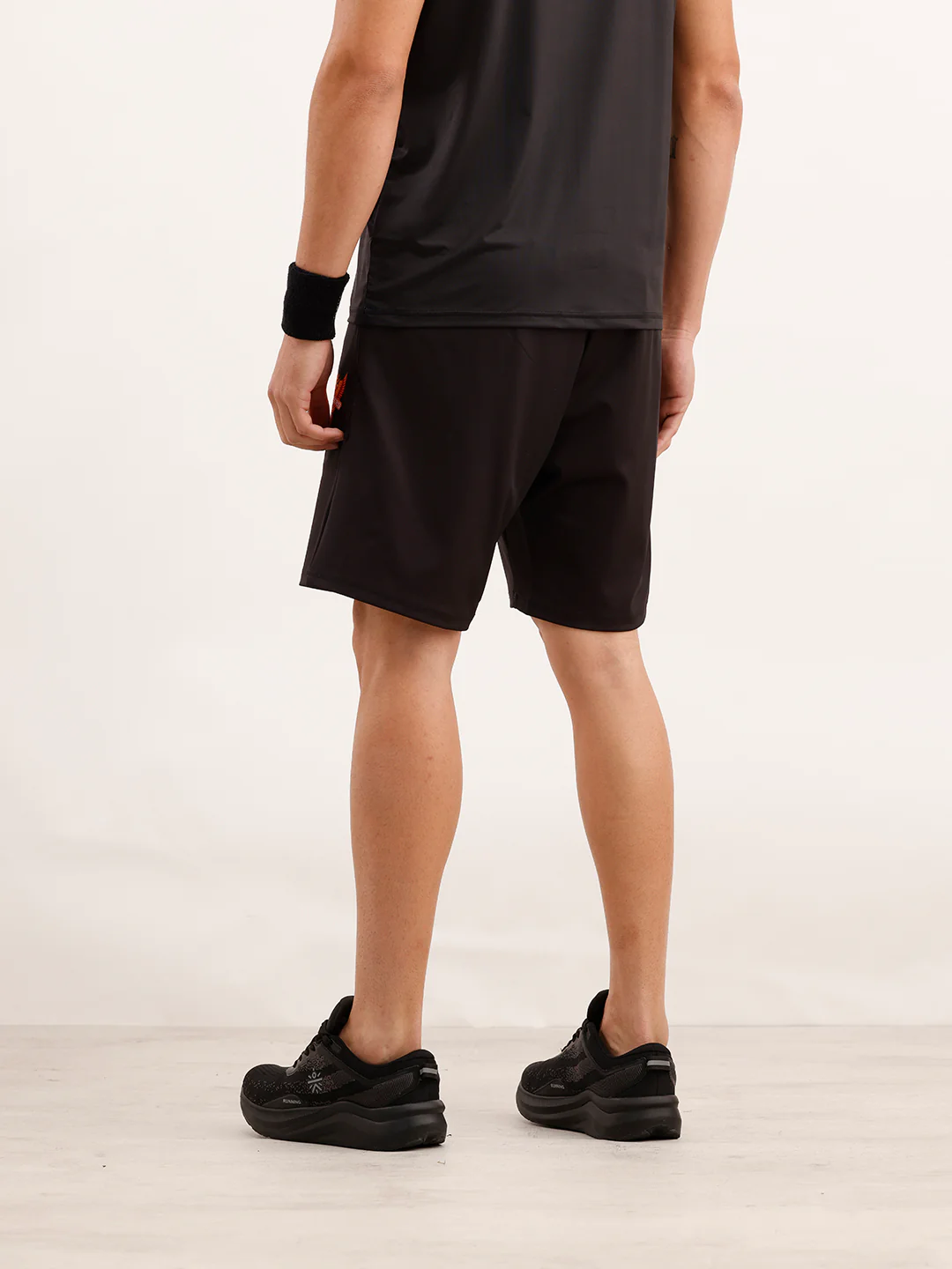 Wrogn x SRH Striped Performance Shorts | Black - Image 3
